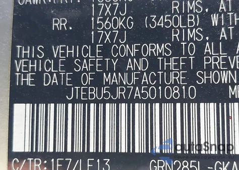 JTEBU5JR7A5010810
